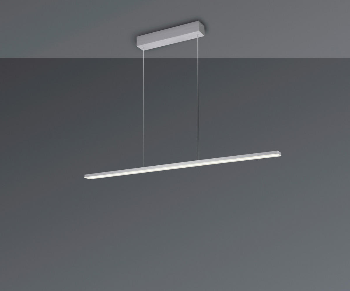 LED-HÄNGELEUCHTE 119/4/30-140 cm  - Alufarben, KONVENTIONELL, Metall (119/4/30-140cm) - BOPP