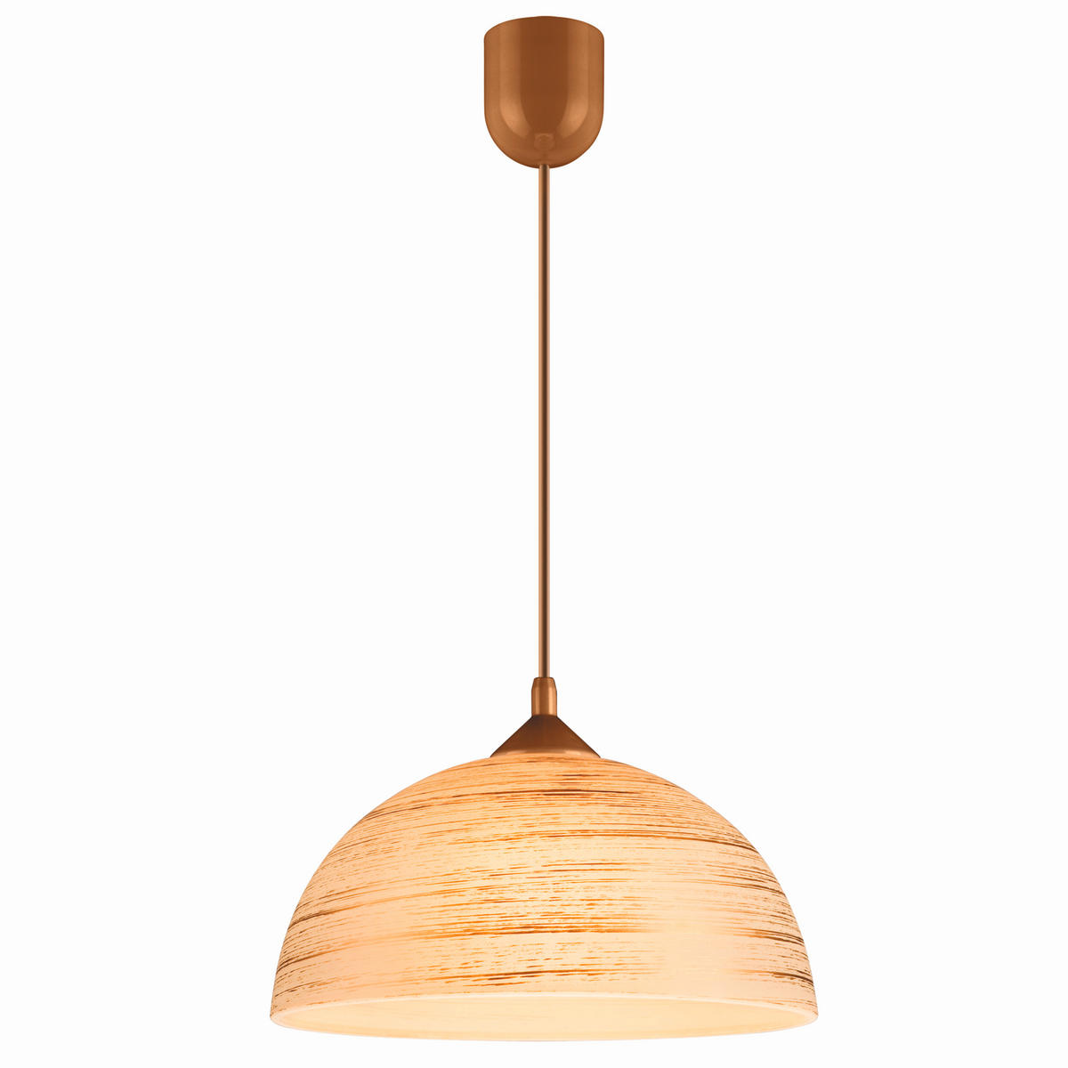 PENDELLEUCHTE 30/70 cm  - Goldfarben, Basics, Glas/Kunststoff (30/70cm)