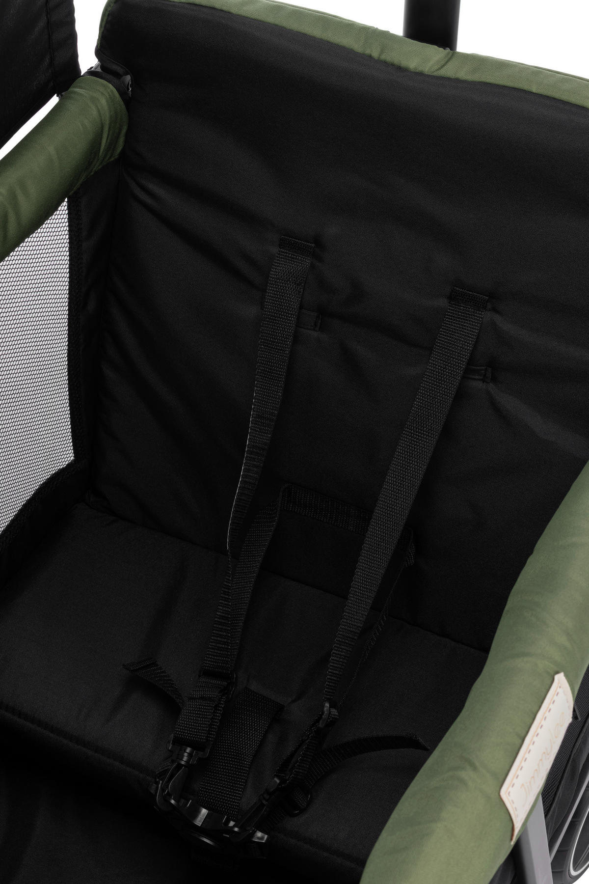 BOLLERWAGEN    - Schwarz/Olivgrün, Basics, Kunststoff/Textil (112/58/108cm) - Jimmylee