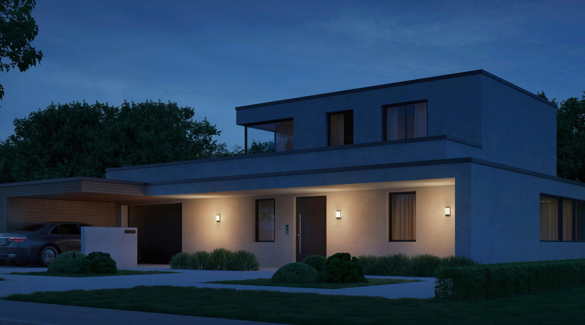 LED-AUßENLEUCHTE - Silberfarben (6.5/11.6/23.5cm) - Steinel