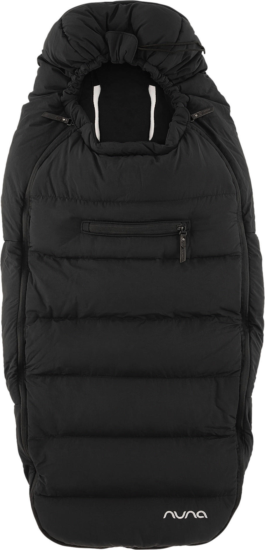 WINTERFUßSACK-SET  - Schwarz, Basics, Textil (99/42/14cm) - Nuna