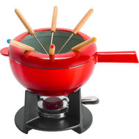 SET ZA FONDUE  - crvena, Basics, metal (42/22/12cm)