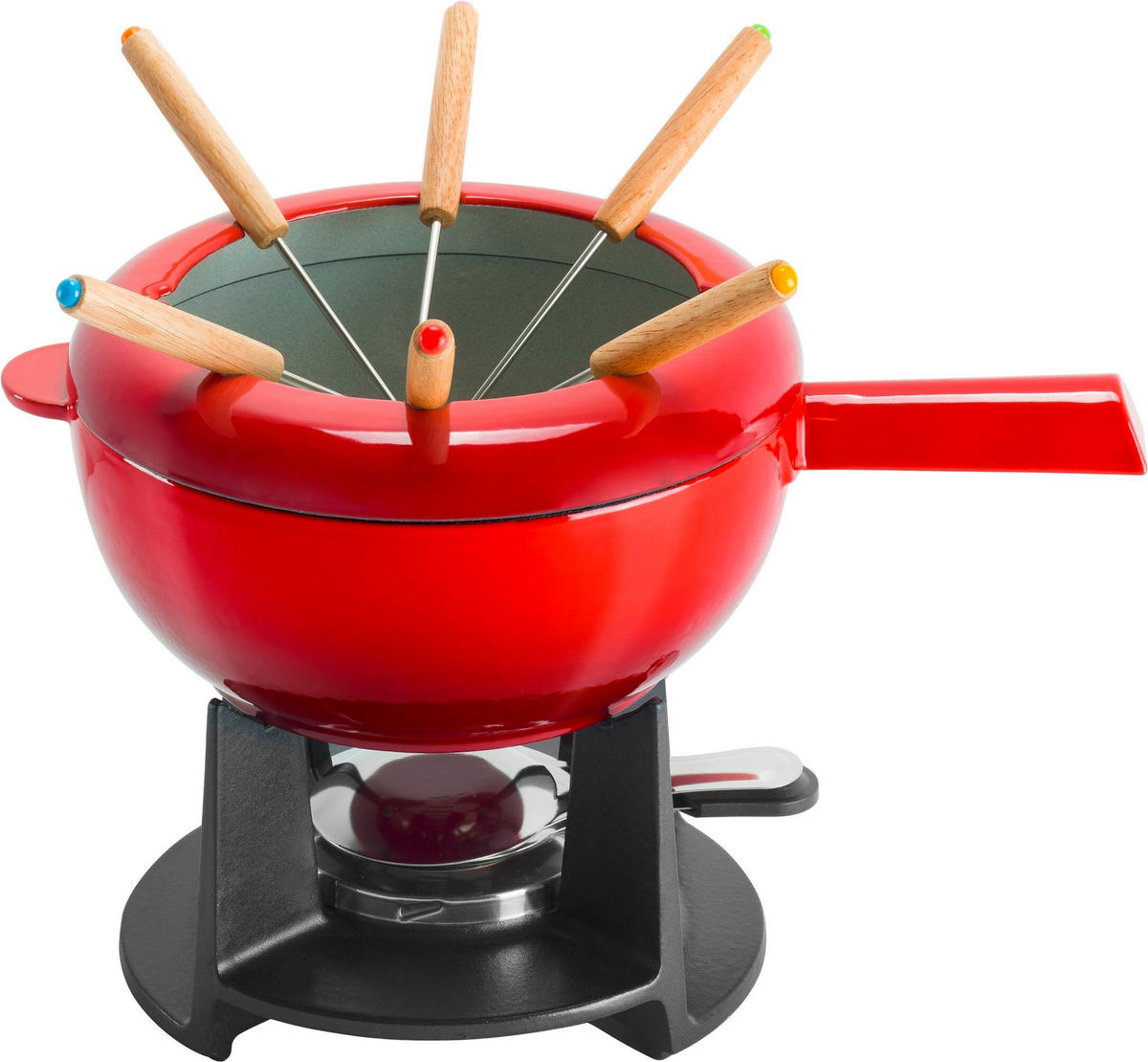 SET ZA FONDUE  - crvena, Basics, metal (42/22/12cm)