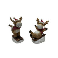 DEKORATIONSREN  - cognacfärgad, Lifestyle, plast (10.5/21/12.5cm) - X-Mas