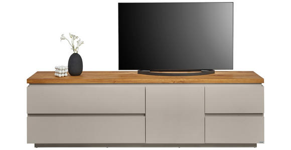 LOWBOARD  in 195/57,5/42 cm  - Kaschmir/Eichefarben, KONVENTIONELL, Holz/Holzwerkstoff (195/57,5/42cm) - Novel