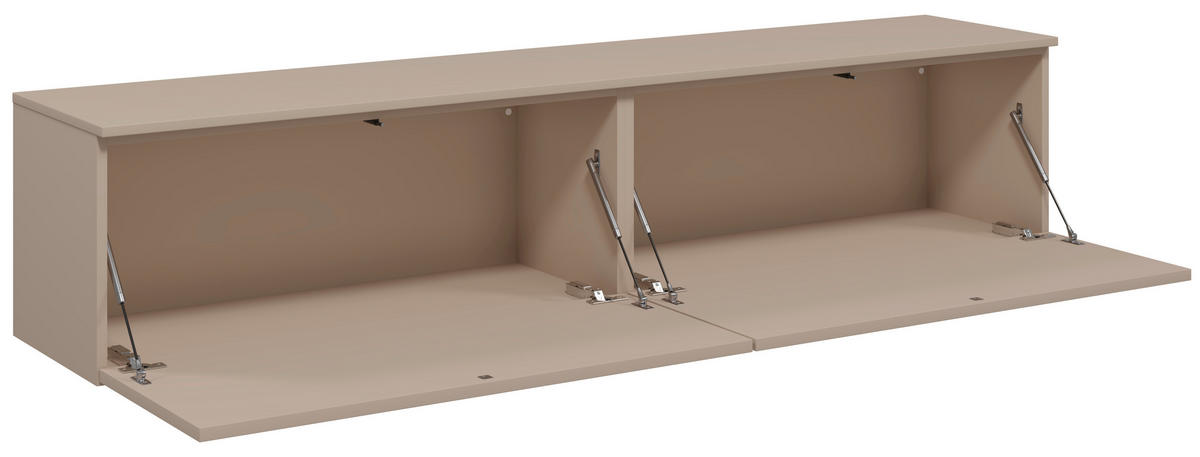 LOWBOARD  180,3/37,6/37,4 cm  individuell planbar, hängend, In verschiedenen Grössen erhältlich, in verschiedenen Holzdekoren erhältlich  - Hellbraun, Design, Holzwerkstoff (180,3/37,6/37,4cm) - Celina Home