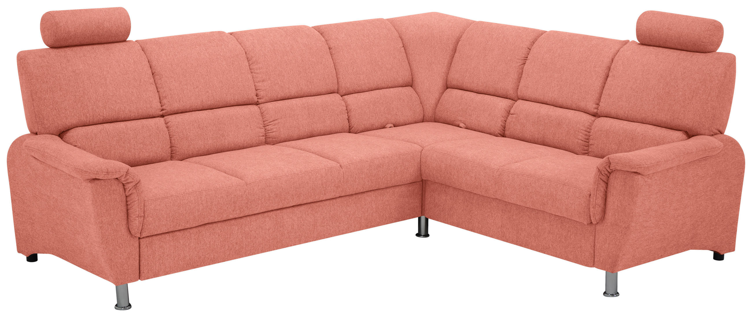 HÖRNSOFFA i korall  - korall, Design (270/219cm) - Livetastic