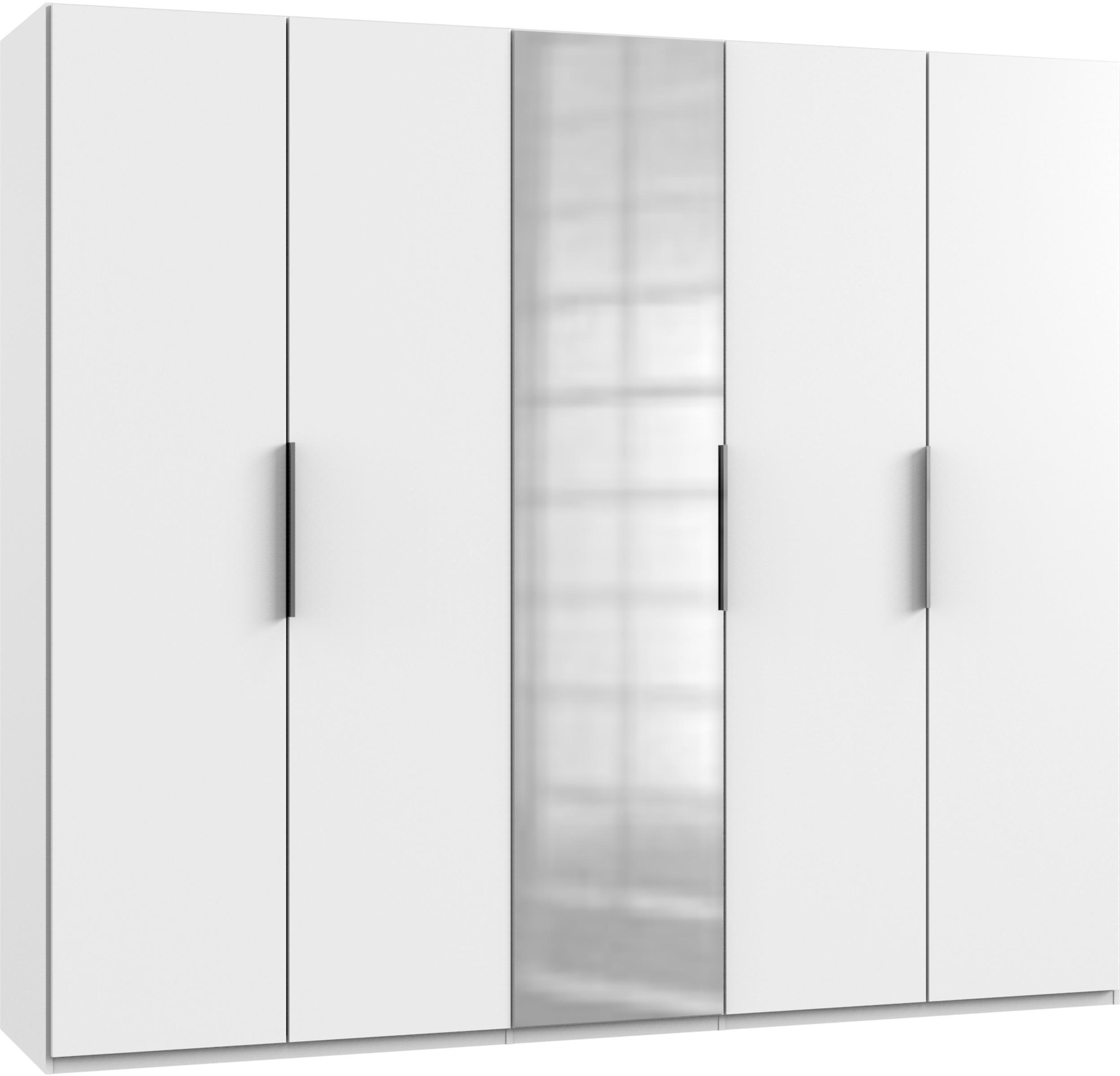 Dulap Cu Uși Rotative, 250/216/58 cm, alb