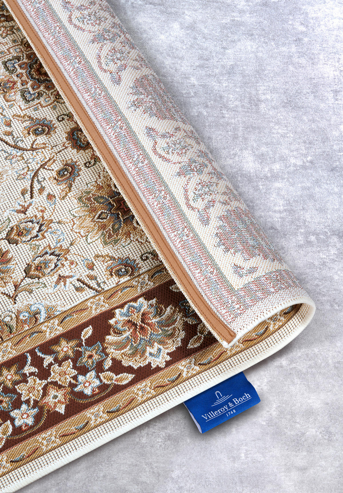 OUTDOORTEPPICH 200/285 cm Kollektion 1767 Creme, Rotbraun  - Rotbraun/Creme, Design, Kunststoff (200/285cm) - Villeroy & Boch