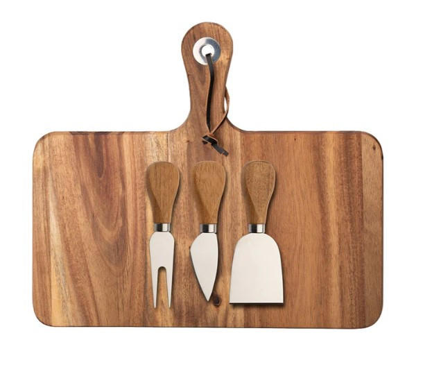 OSTKNIVSET 29 cm  - Design, metall/trä (29cm) - Dorre