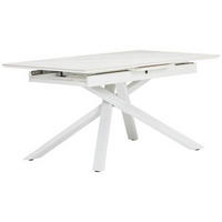 TRPEZARIJSKI STO  bela   - bela, Moderno, metal/pločasti materijal (160/90/76cm) - MID.YOU