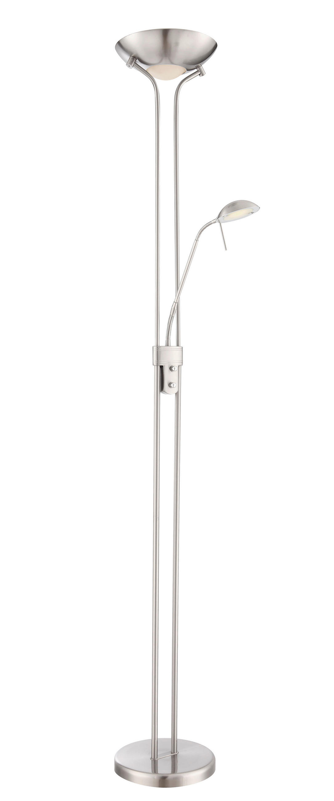 LED-STEHLEUCHTE - Basics, Glas/Metall (25,5/180cm) - Globo