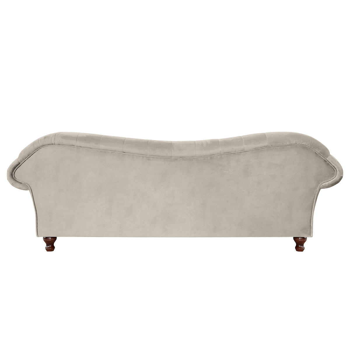 3-SITZER-SOFA SHEFFIELD Mikrofaser Beige  - Beige/Braun, Design, Holz/Textil (230/92/90cm) - P & B