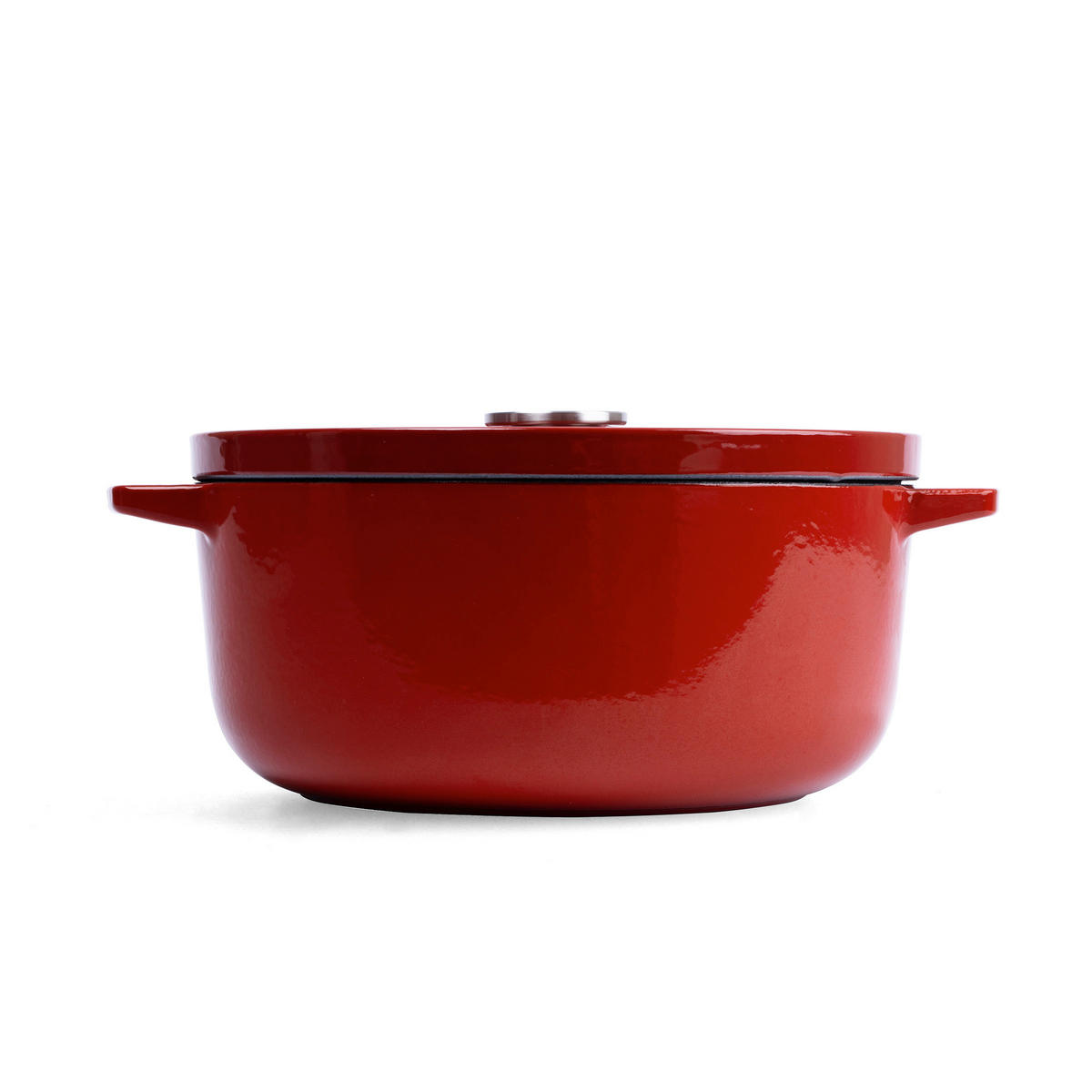 BRÄTER Cast Iron  - Rot/Creme, Basics, Metall (5.2l) - Kitchenaid