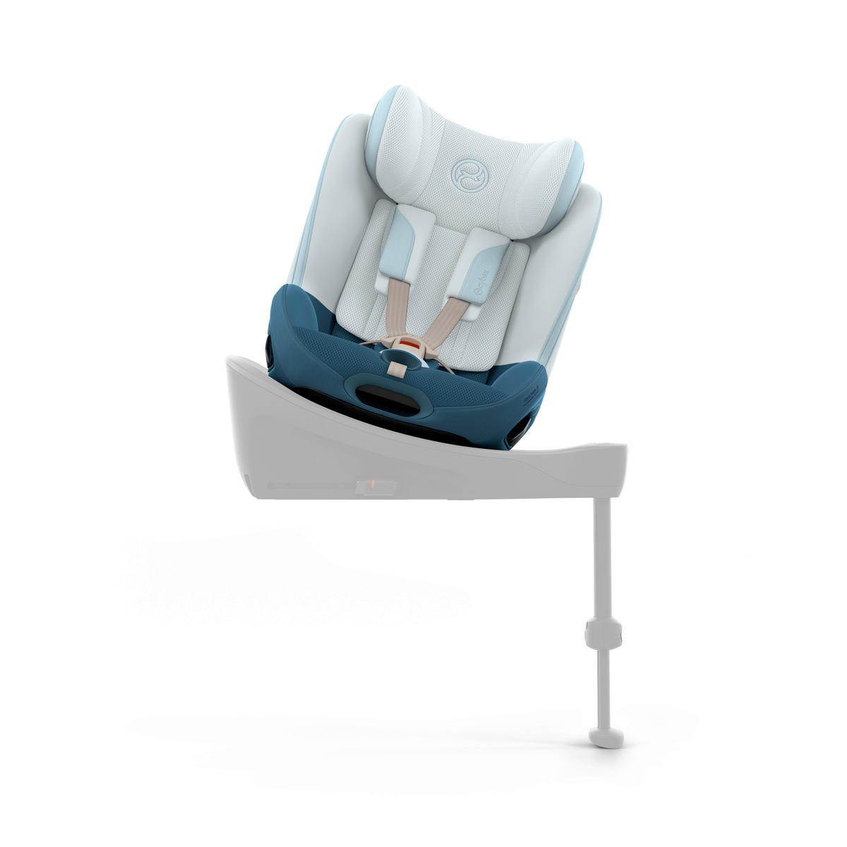 REBOARDER-KINDERSITZ Sirona S Style Opal Blue  - Blau, Basics, Kunststoff/Textil (53/45,5/49,5cm) - cybex PLATINUM