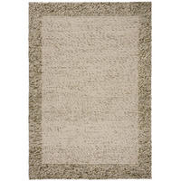 HANDWEBTEPPICH 120/170 cm BOBBLE WOOL BORDER Grün  - Grün, Trend, Textil (120/170cm) - Xora