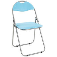 SKLOPIVA STOLICA  svetloplava  - svetloplava, Moderno, metal/plastika (44/80/47cm) - Carryhome