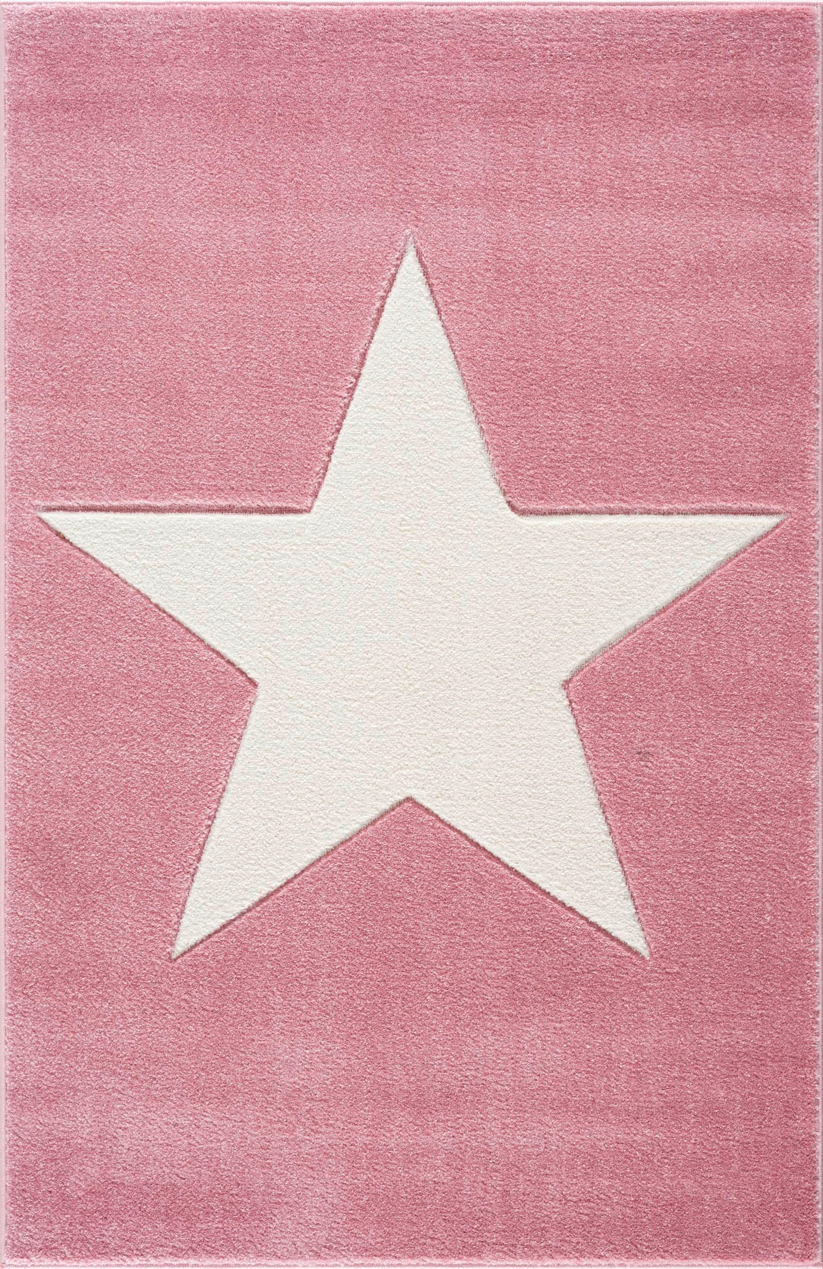 KINDERTEPPICH 110/170 cm Happy Rugs  - Rosa, Basics, Textil (110/170cm)