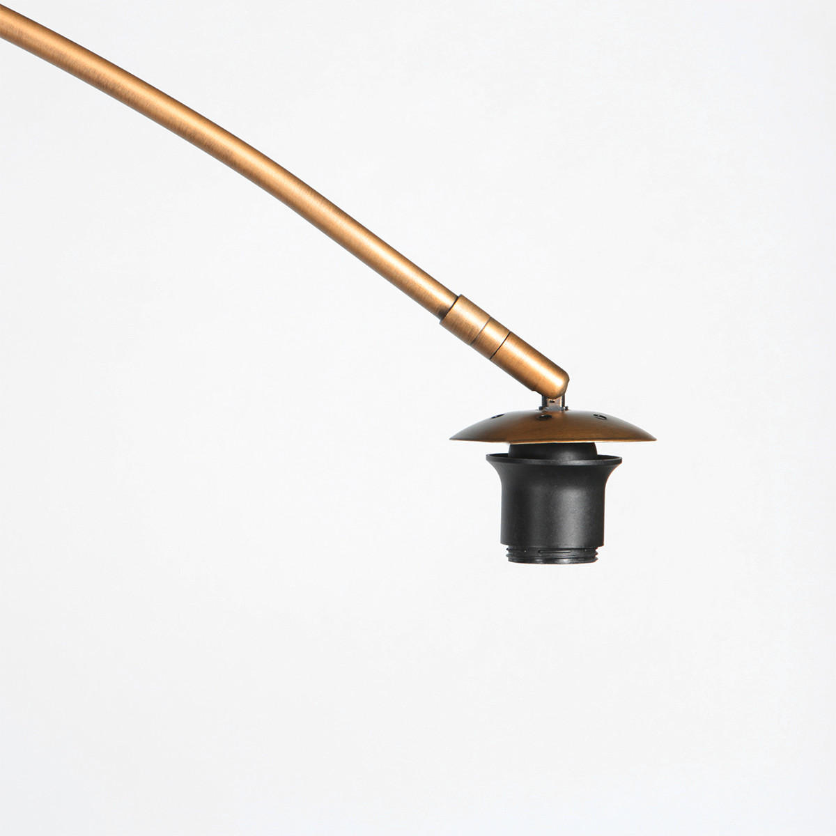 BOGENLEUCHTE Sparkled Light 45/240/210 cm   - Bronzefarben, Design, Metall (45/240/210cm)