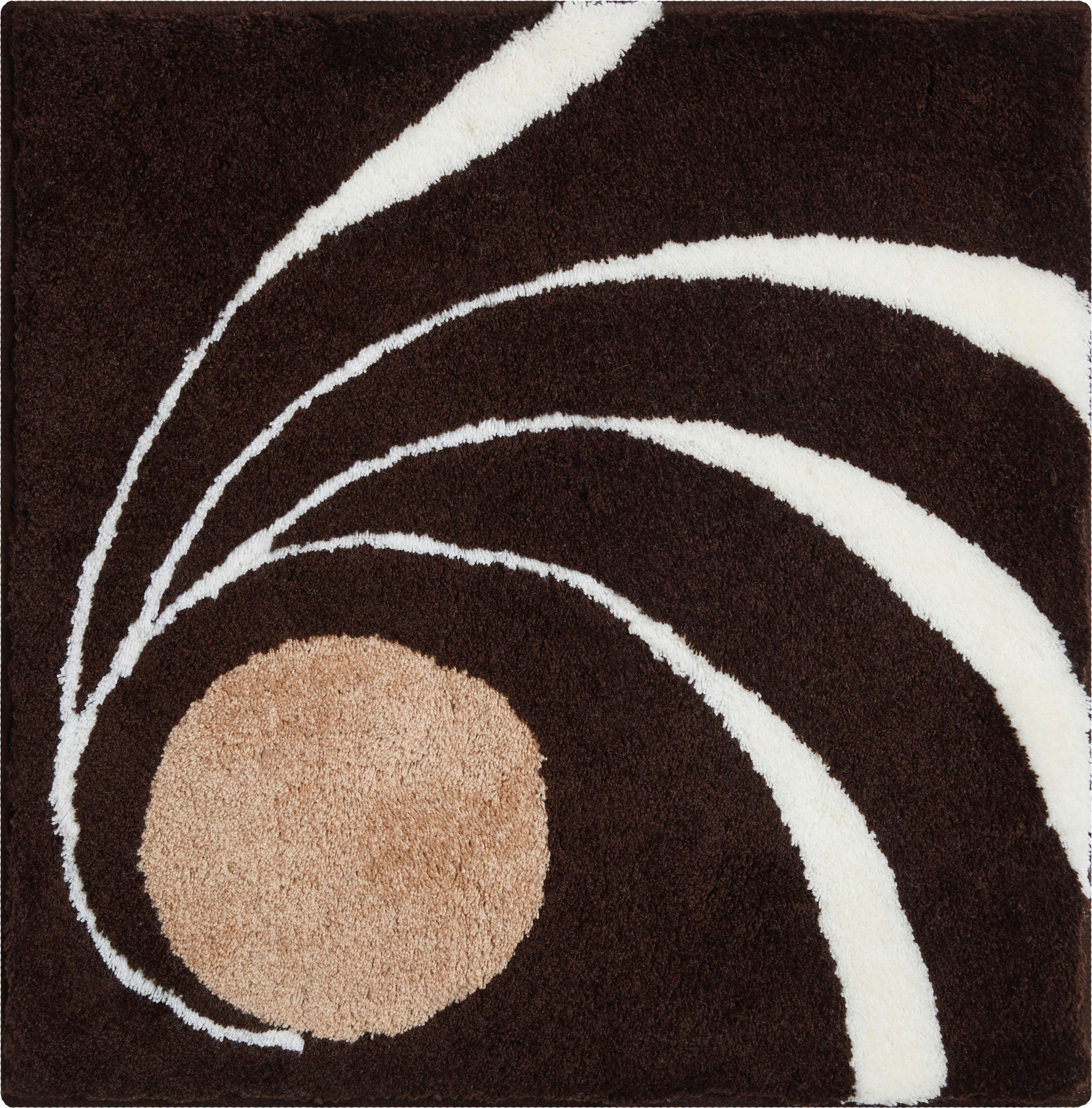 Grund Badteppich Colani 18 Braun 60x60 cm