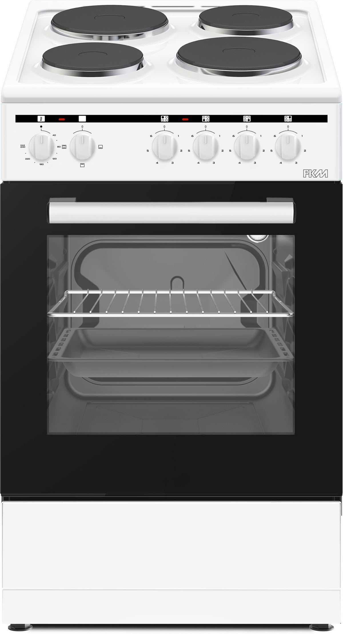 HERD PKM EH4-50KPQ  - Weiß, Basics, Metall (49.8/86/61cm) - PKM