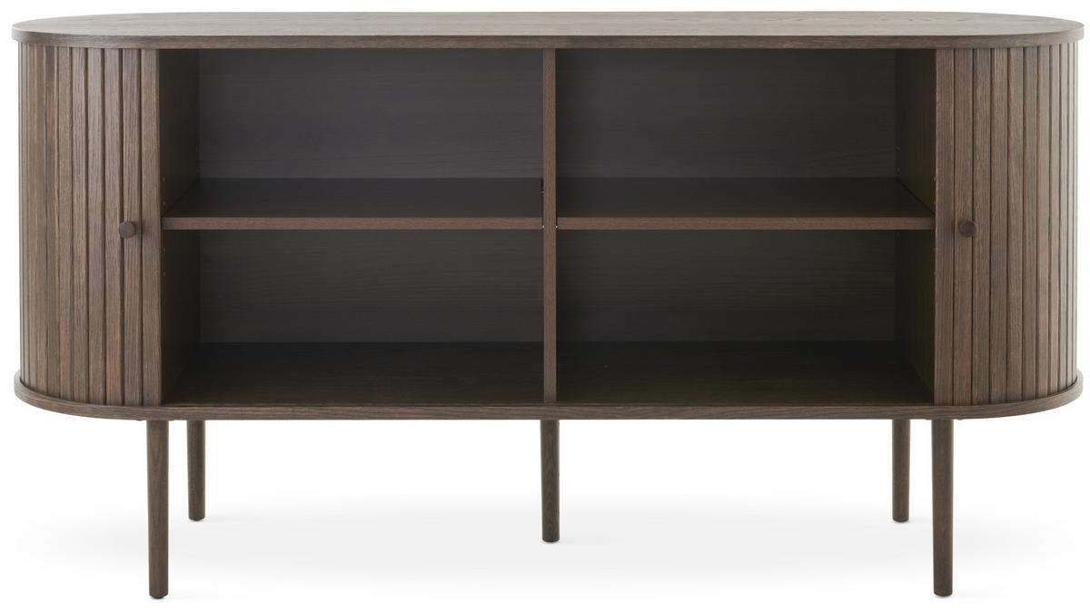 SIDEBOARD 150/76/45 cm  - mörkbrun, Design, trä (150/76/45cm) - Best Price