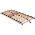 LATTENROSTSET 180/200 cm  - Birkefarben/Buchefarben, Basics, Holz/Kunststoff (180/200cm) - Sleeptex