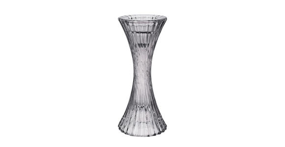 KERZENHALTER - Grau, Basics, Glas (7/16/7cm) - Ambia Home