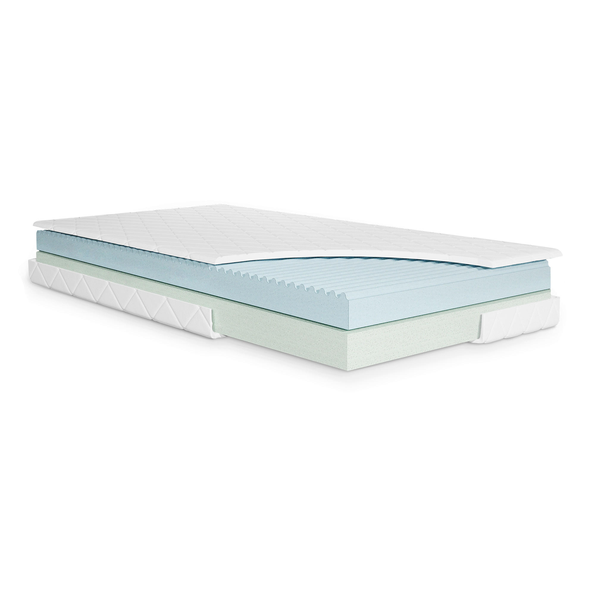 MATRATZE 140/200 cm Duosoft Junior  - Basics, Textil (140/200cm) - Julius Zöllner