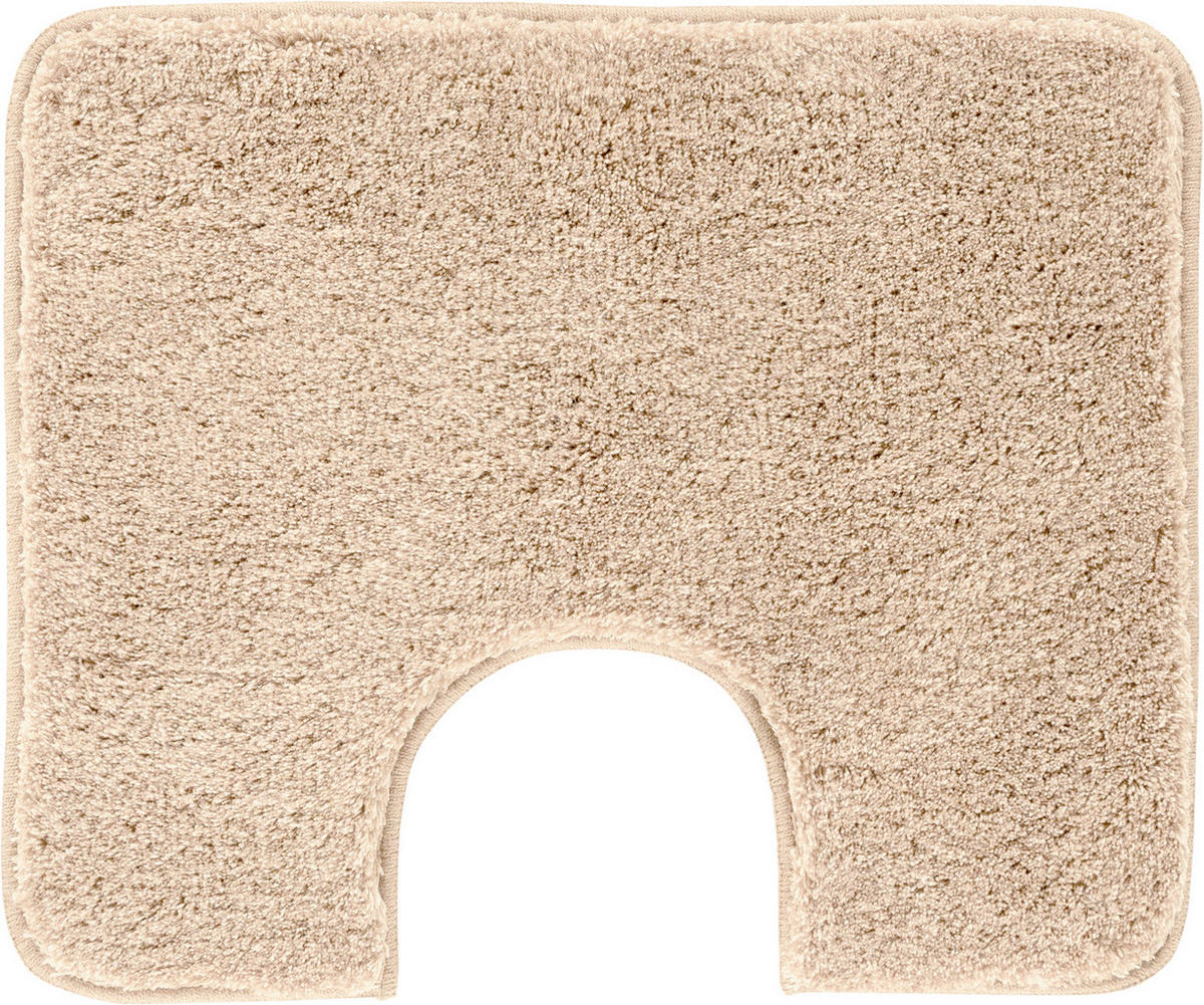 WC-VORLEGER Beige 50/60 cm  - Beige, Basics, Kunststoff/Textil (50/60cm) - Grund