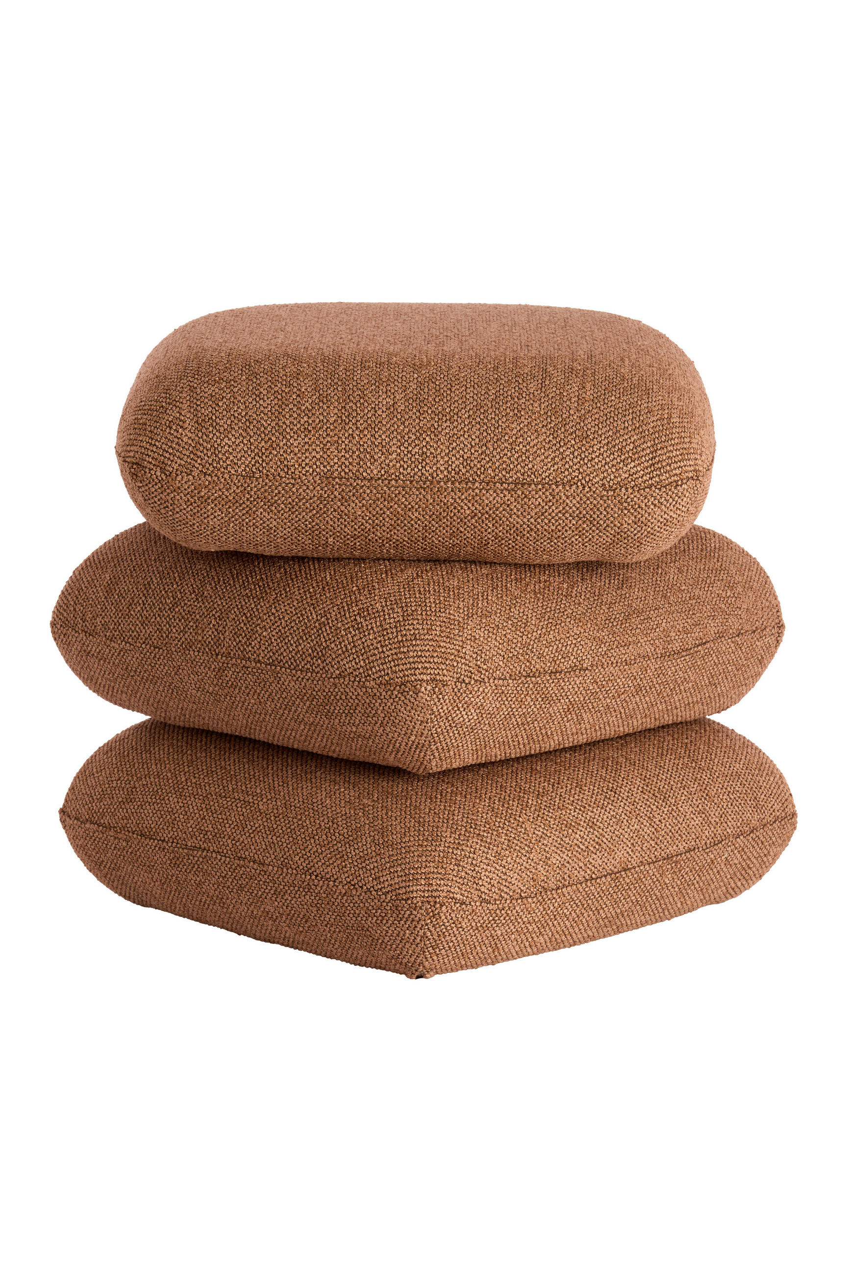 POUF LAURIE 44,5/44,5/44,5 cm  - Terracotta, Basics, Textil (44,5/44,5/44,5cm) - Light & Living