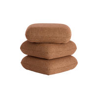 POUF LAURIE 44,5/44,5/44,5 cm  - Terracotta, Basics, Textil (44,5/44,5/44,5cm) - Light & Living