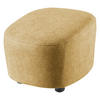 HOCKER Webstoff Gelb  - Gelb/Schwarz, Design, Kunststoff/Textil (54/41/57cm) - SetOne by Musterring