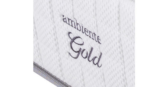 BOXSPRINGBETT 200/200 cm in Beige - Beige/Kupferfarben, KONVENTIONELL, Textil/Metall (200/200cm) - Ambiente