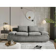 SCHLAFSOFA in Jacquard Grau  - Chromfarben/Beige, Design, Textil (200/78/90cm) - Venda