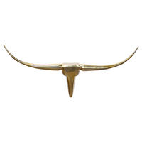 WANDDEKO  - Goldfarben, Modern, Metall (100/40/6cm) - MID.YOU