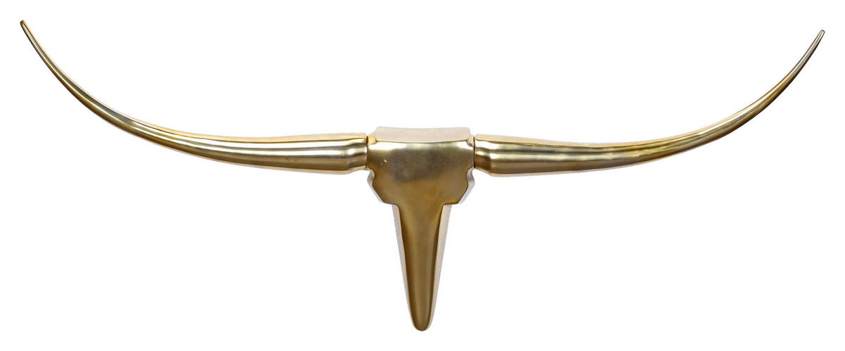 WANDDEKO  - Goldfarben, Modern, Metall (100/40/6cm) - MID.YOU