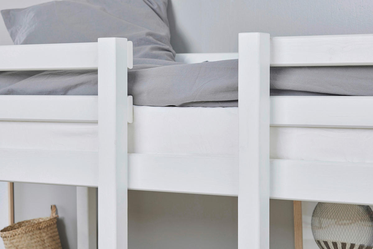 ETAGENBETT - Weiß, MODERN, Holz (90/200cm) - MID.YOU