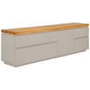 LOWBOARD  in 195/57,5/42 cm  - Kaschmir/Eichefarben, KONVENTIONELL, Holz/Holzwerkstoff (195/57,5/42cm) - Novel