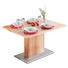 ESSTISCH in Holz 130/90/75 cm - Edelstahlfarben/Buchefarben, Design, Holz (130/90/75cm) - Novel ESSTISCH in Holz 130/90/75 cm - Edelstahlfarben/Buchefarben, Design, Holz (130/90/75cm) - Novel
