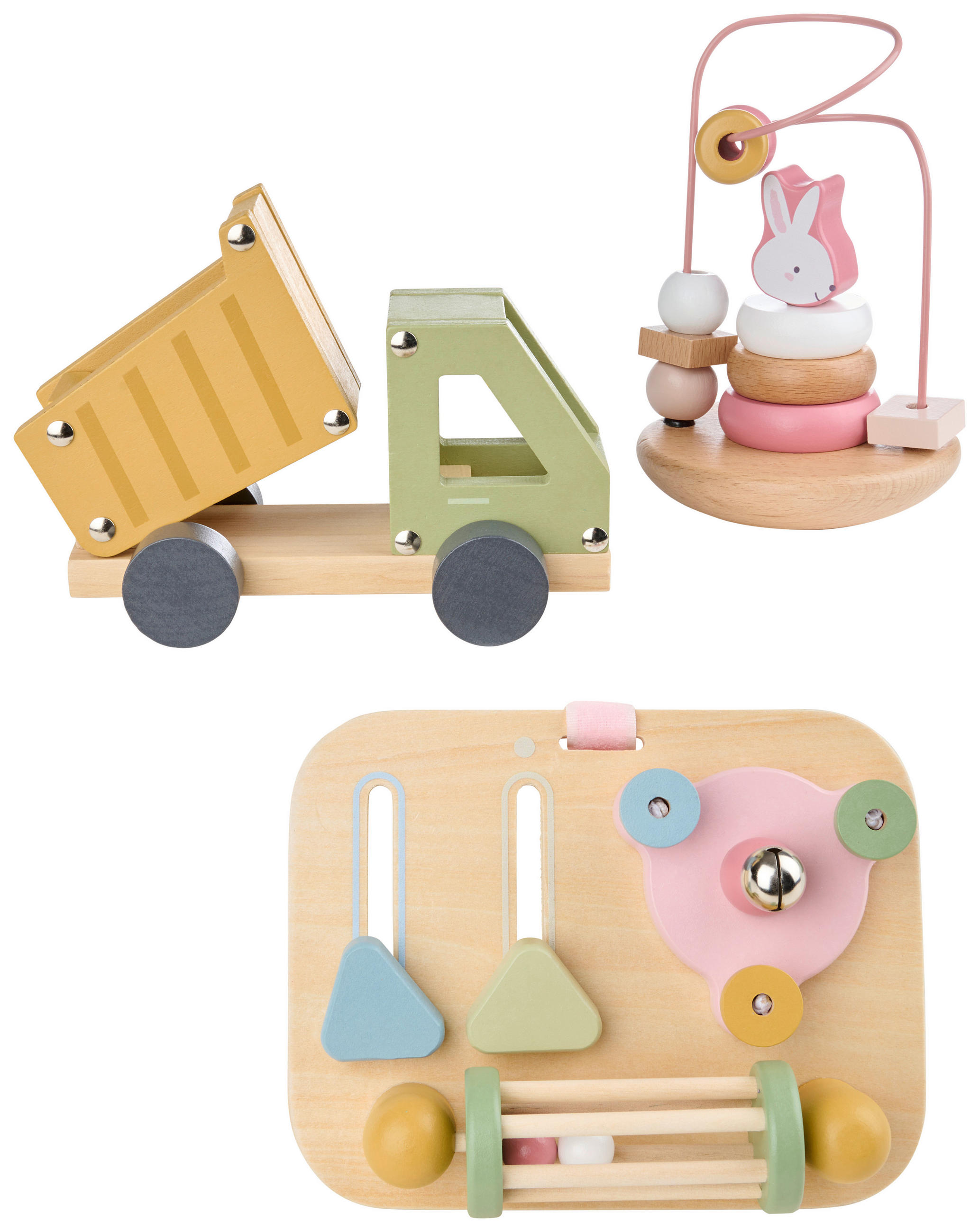 DĚTSKÁ SADA NA HRANÍ - přírodní barvy/vícebarevná, Basics, kov/dřevo - My Baby Lou