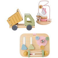 DJEČJI SET ZA IGRU   - višebojno/prirodne boje, Basics, drvni materijal/drvo - My Baby Lou