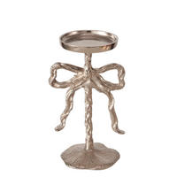 SVEĆNJAK  metal  - srebrna, Osnovno, metal (15,5/12,5/26cm)