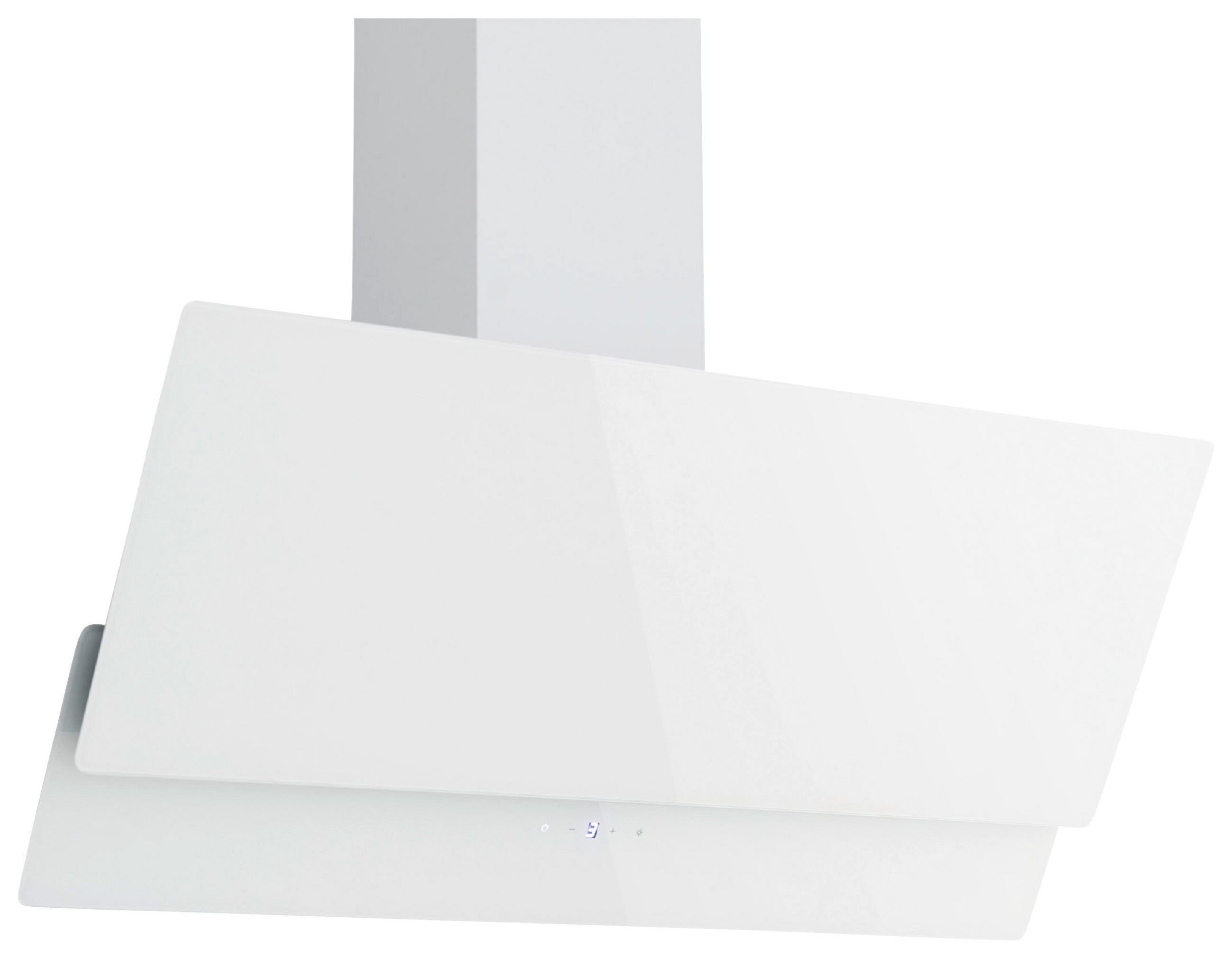 FLÄKTKÅPA CH66038-90WAM  - vit, Trend, metall/glas (89,5/34,5-109,5/38,5cm) - Respekta