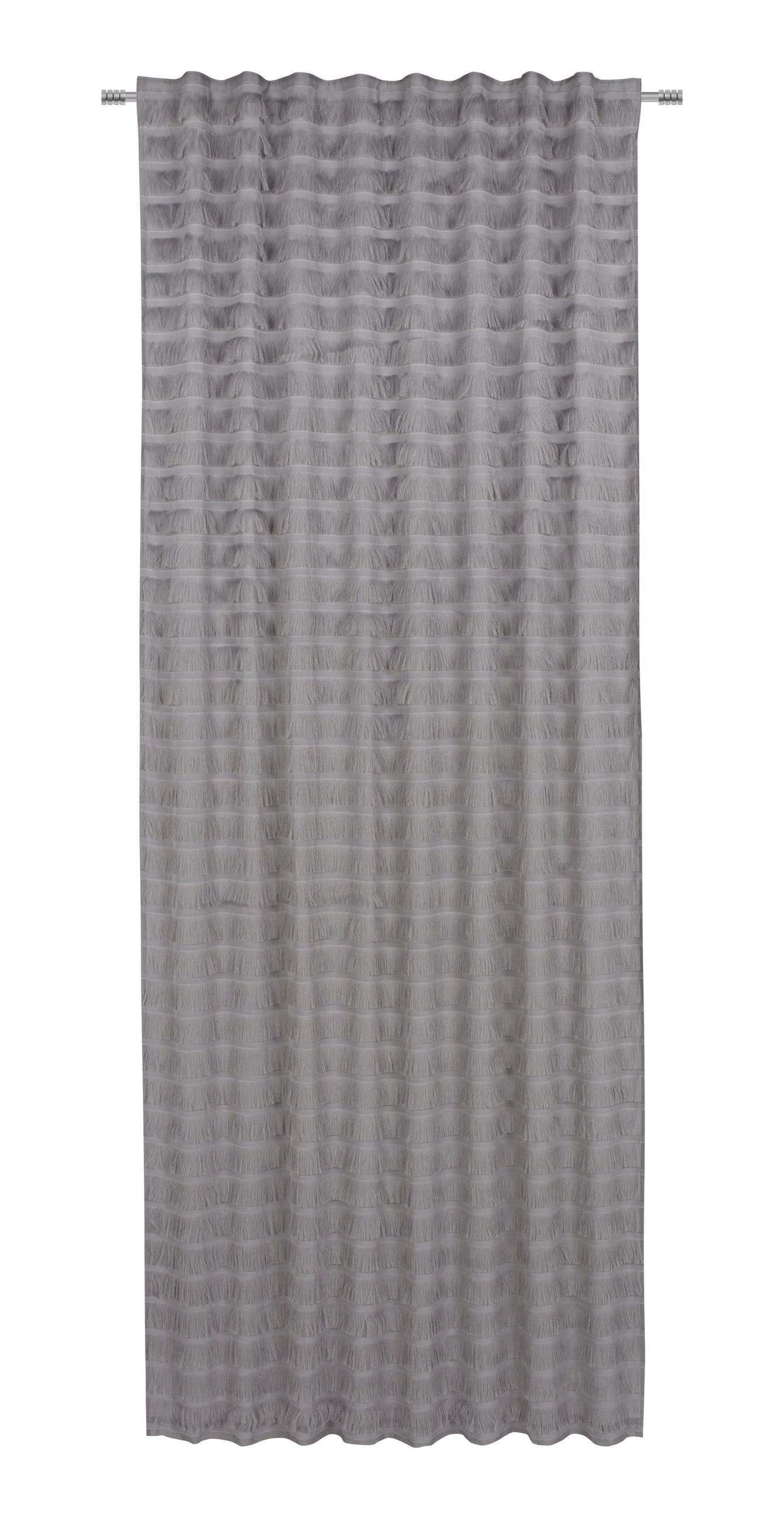 FERTIGVORHANG Pistoia blickdicht 140/255 cm - Hellgrau, Basics, Textil (140/255cm) - Dieter Knoll