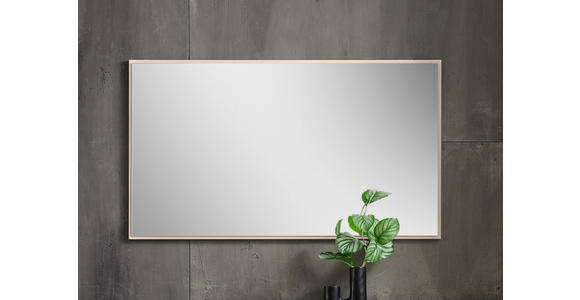 WANDSPIEGEL 95/55/2 cm  - Kaschmir, Design, Glas/Holzwerkstoff (95/55/2cm) - Voleo