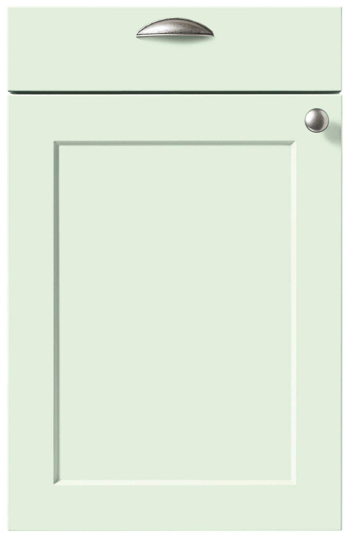 VGRADNA KUHINJA - žajbljevo zelena, Trendi, leseni material - Novel