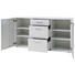 KOMMODE 154/86/44 cm - Chromfarben/Eichefarben, Design, Holzwerkstoff/Kunststoff (154/86/44cm) - Xora KOMMODE 154/86/44 cm - Chromfarben/Eichefarben, Design, Holzwerkstoff/Kunststoff (154/86/44cm) - Xora