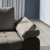 ECKSOFA Schlammfarben, Beige Flachgewebe  - Schlammfarben/Beige, Design, Kunststoff/Textil (175/271cm) - MID.YOU