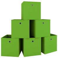 FALTBOX  - Grün, Basics, Kunststoff (27/28/27cm) - MID.YOU